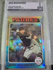 Kyle Higashioka #10 2024 Heritage Chrome Golden Grading 9 /575
