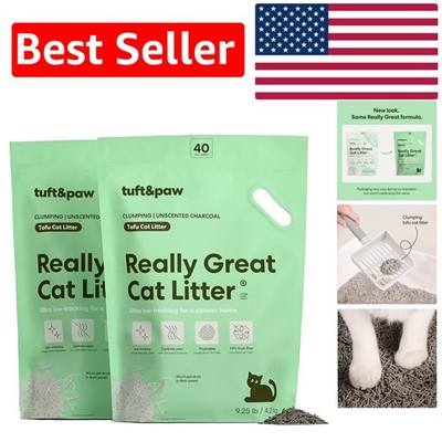 Gentle Unscented Cat Litter: Clumping, Eco-Friendly & Dust-Free - 19lbs
