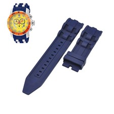 Pro Diver 19648 26mm Blue Rubber Watch Strap For Invicta