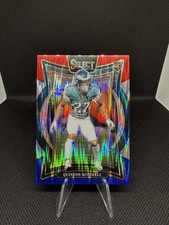 2024 Panini Select - Concourse Quinyon Mitchell #55 Red & Blue Shock Prizm (RC)