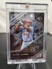 2025 Topps Diamond Icons Albert Pujols Black Polychromatink auto /10 Cardinals