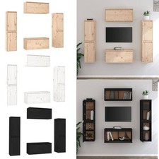 TV Schrank 6tlg. Massivholz Kiefer Wohnwand Wandschrank mehrere Auswahl BE