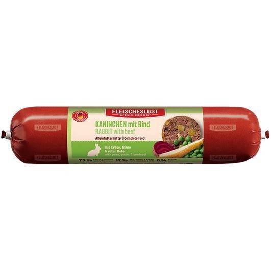 Fleischeslust Classic Kaninchen Mit Rind & Erbse, Birne & Roter Bete 800G-image