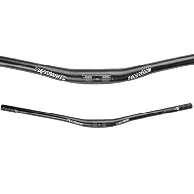 ERGOTEC Lenker Low Riser 720 mm | Ø 31,8 mm | Aluminium 6061 | Schwarz