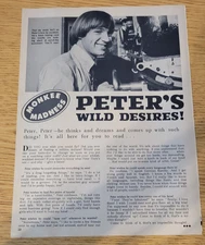 Peter Tork Clipping (THE MONKEES)