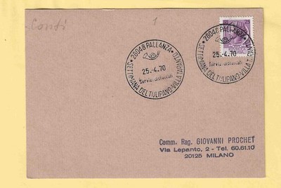 MARCOFILIA ITALY - Villa Taranto Tulip Week - PALLANZA 25/4/70