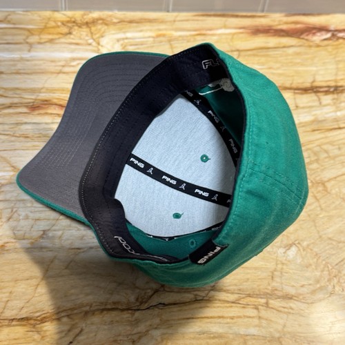 Ping Golf Sensorcool Mens Green Stretch Fitted Hat L/XL Talking Stick Resort Cap - Picture 9 of 17
