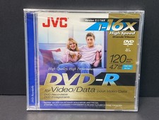 JVC DVD-R Disc 1-16x 120 min. 4.7 GB NEW