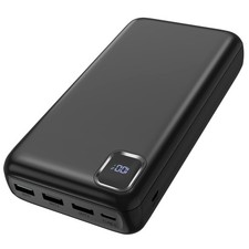Power Bank 50000mAh PD30W QC4 FastCharge USB-C LED 3Output External iPhon Samsng