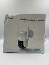 ieGeek Security Cameras Wireless Outdoor, 2K Solar WiFi - White
