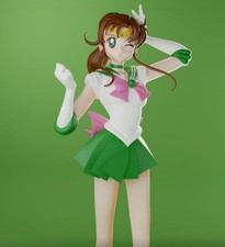 Sailor Jupiter Sailor Moon model kit resina non colorato