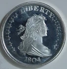 1 oz Silver Round/Medal 1804 Draped Bust Dollar Design - King of American Coins
