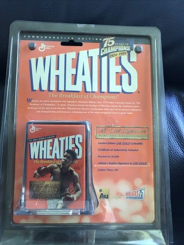 1999 Muhammad Ali Commemorative Edition Wheaties Mini Box Sealed  - Picture 1 of 10