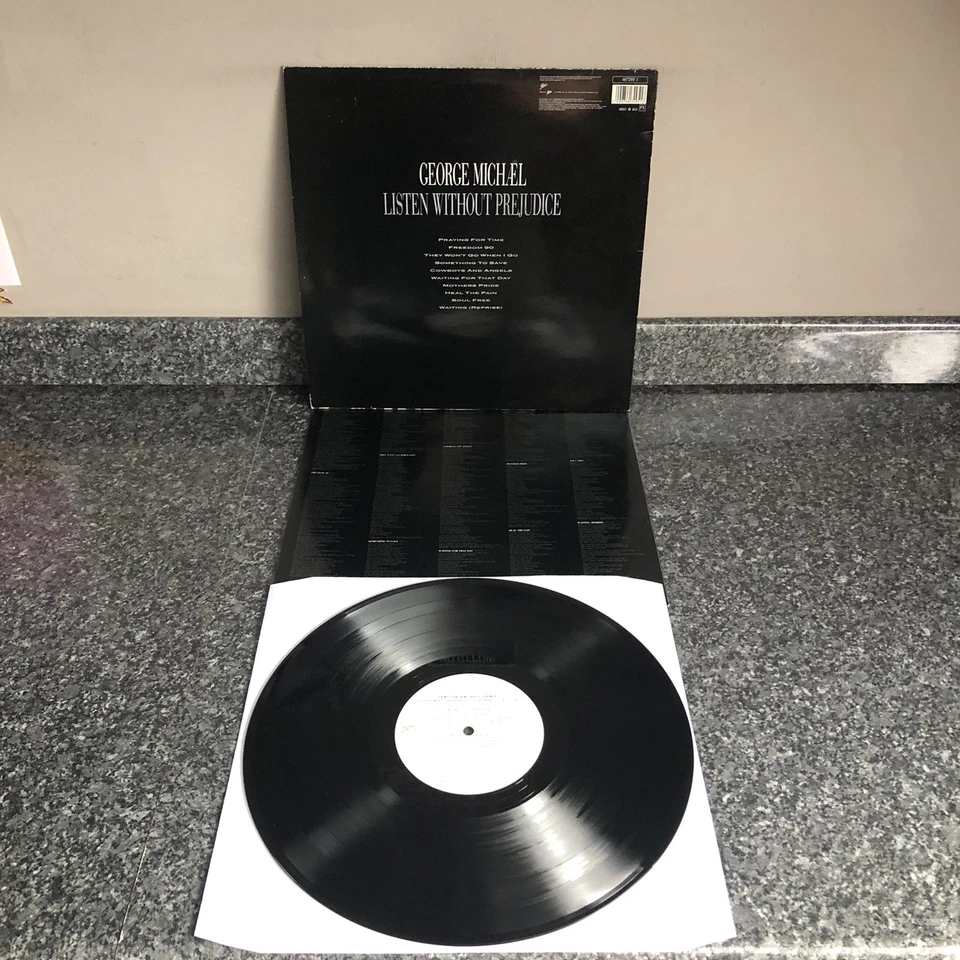 LP VINYL GEORGE MICHAEL LISTEN WITHOUT PREJUDICE 467295 1  UK 1ST PRESS EX+/EX+ - Image 3 of 4