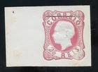 PORTUGAL   1862-64 - KING LUÍS I  - 25R  ROSE - 1885 REPRINT HORIZONTAL TRACE