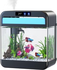 Jphyll Fish Tank 2.2 Gallonsmall Fish Tanks Kitsaquarium Fish Tank Starter Kit