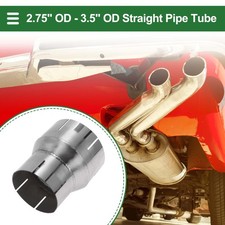 2.75" OD - 3.5" OD Mandrel Exhaust Bend Elbow Concentric Reducer Pipe Adapter