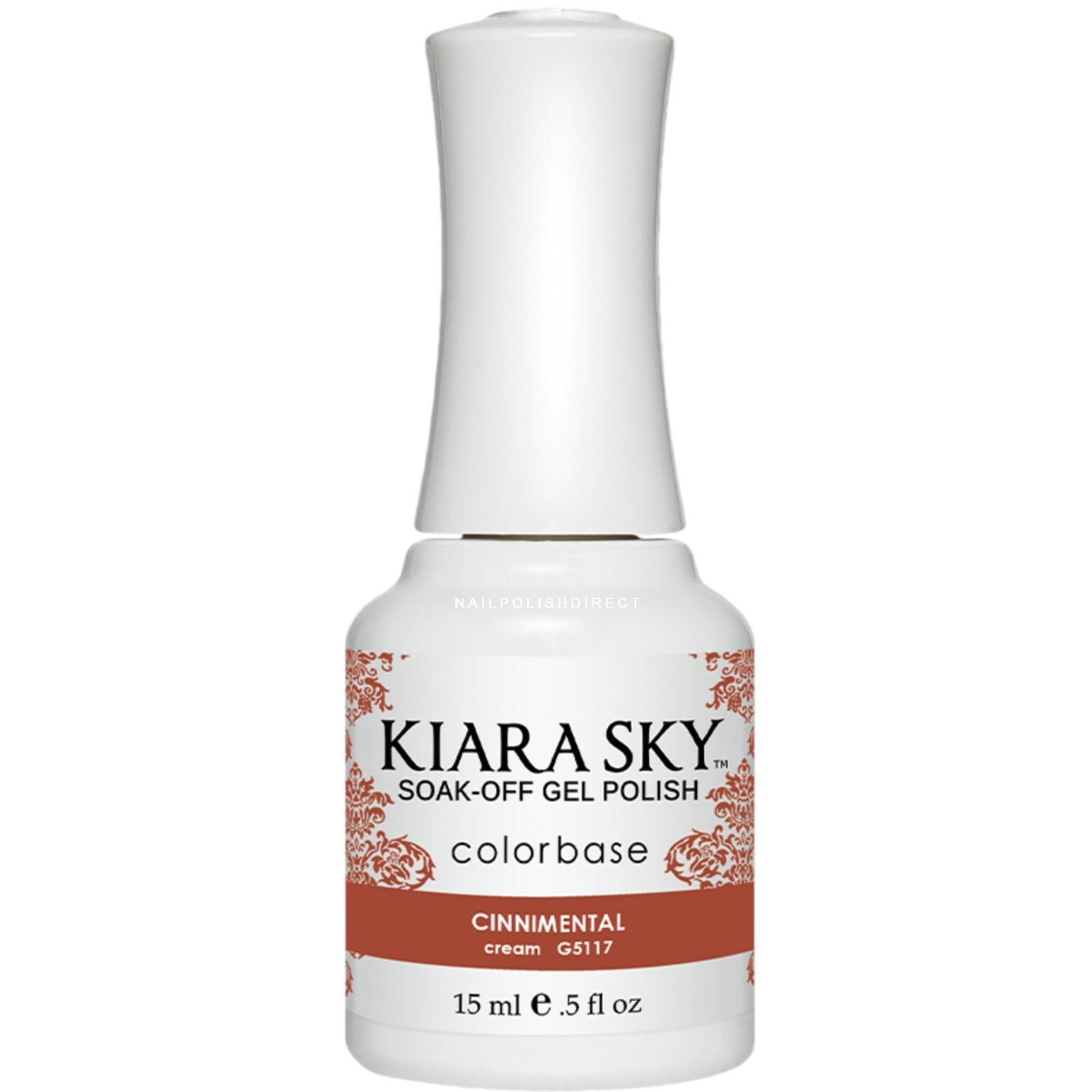Kiara Sky Soak Off Cruelty Free Gel Polish - Cinnimental 15ml (G5117)