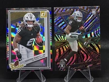 Ashton Jeanty 8 Card Rookie Lot Raiders RC 2025 Donruss NFL Panini Football Set