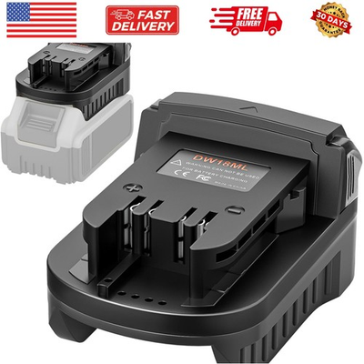 #ad Effortless Power Conversion: DeWalt to Milwaukee 18V Lithium Battery Adapter $19.98
