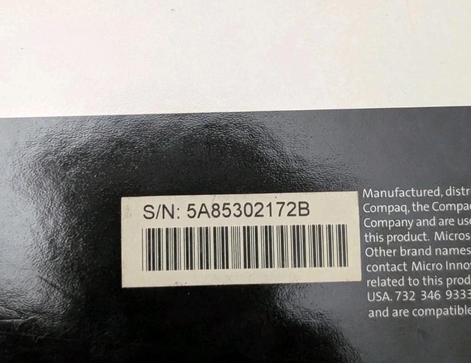 Compaq Windows Wireless Keyboard & Optical Mouse Model CPQ165KB - Image 4 of 4