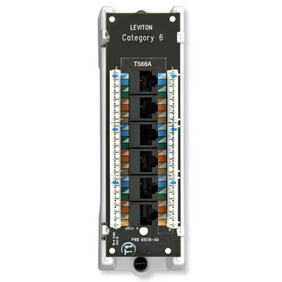 Leviton Cat6 Voice & Data Module (47611-C6B)