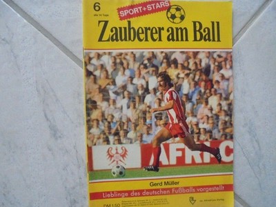 Zeitschrift Sport Stars Nr.6/1972 - Gerd Müller - Lieblinge d.deutschen Fußballs