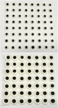 Mixed Candy Eyeballs for Cake Cupcake Cookie Decor in Two Sizes