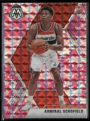 #ad 2019 20 Panini Mosaic #202 Admiral Schofield Camo Pink $3.99