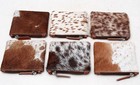 Cowhide Coin Purse Leather Change Pouch Zipper Purse Unisex (6 pieces Coin-6413 — photo 1