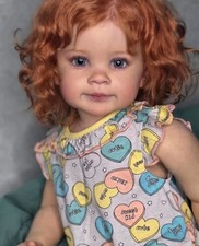 30in Unassembled Toddler Girl Reborn Baby Doll Kit Lifelike Painted DIY Toy Gift