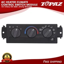 AC Heater Climate Control Switch Module For Chevy Blazer GMC Jimmy Oldsmobile