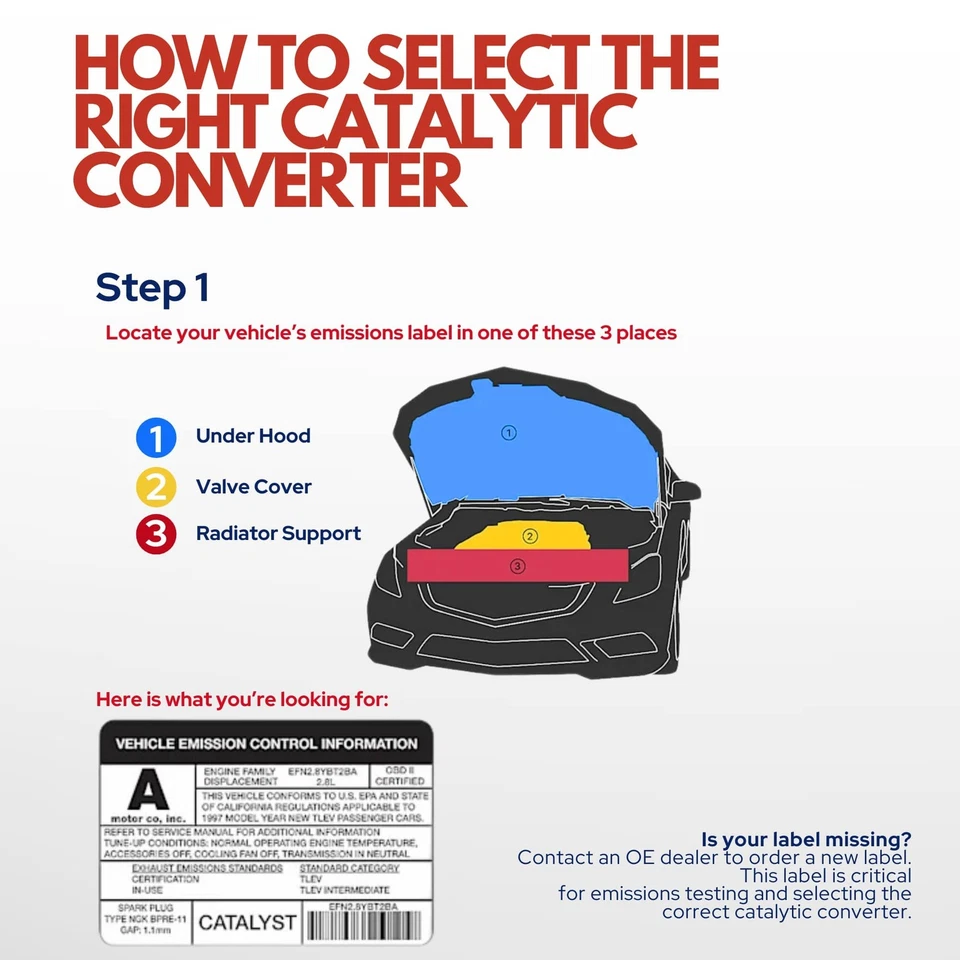 Convertidor catalítico para Chevrolet Lumina 1997-2001 3,1 L, coincide con OEM 99235HM Foto 4 de 4