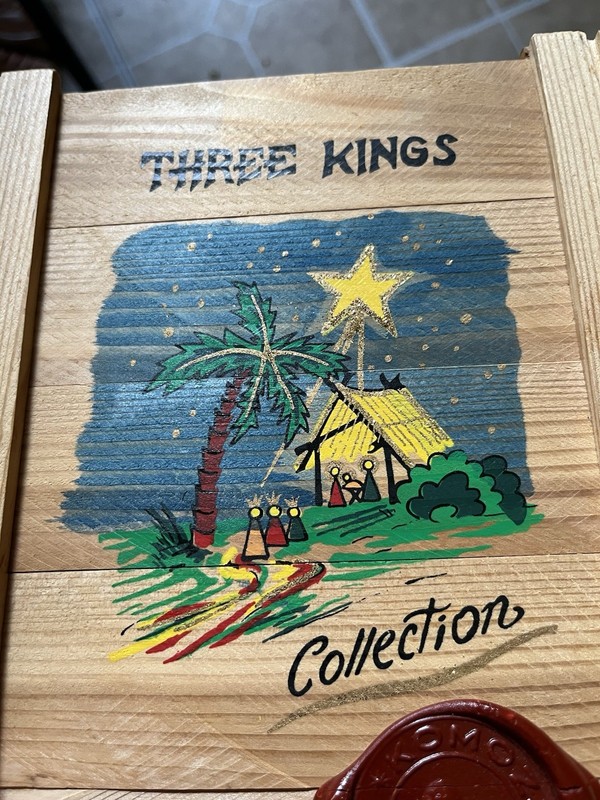 Wooden Keepsake Box From Three Kings Collection GUC From The 90s