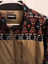 Mens Size LARGE Beige/Tribal/shell Hooey Jacket