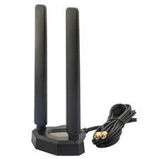WiFi 6E Antenna Tri-Band 6GHz 5GHz 2.4GHz RP-SMA Gaming WiFi Antenna Magnetic...