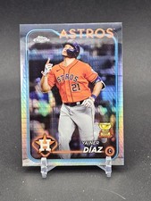 2024 Topps Chrome #203 Yainer Díaz Prism Refractors