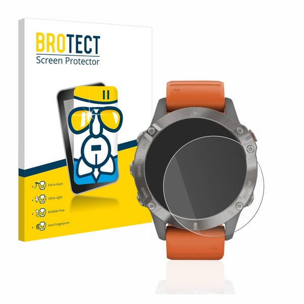 Panzerfolie Schutzglas FüR Garmin Fenix 6 / 6 Pro / 6 Pro Solar Displayschutz-image