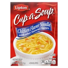 Soup Secrets Lipton Cup-a-soup Instant Soup Chicken Noodle 4 Count For