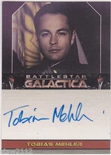 BATTLESTAR GALACTICA SEASON 1 TOBIAS MEHLER ZAK ADAMA AUTOGRAPH LIMITED