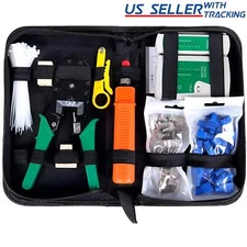 RJ45 Ethernet Network CAT5/5E/6 Cable Tester Crimper Stripper Cutter Tool Set