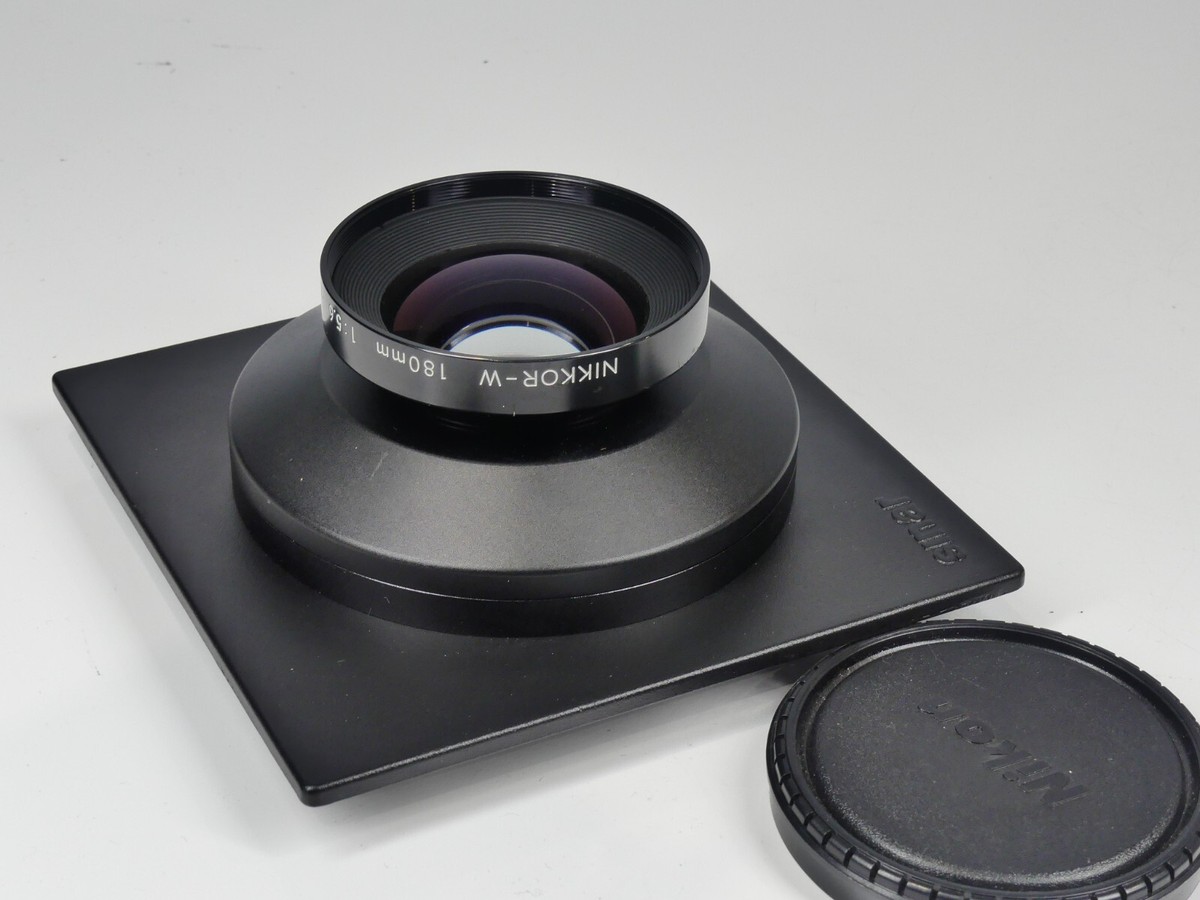 NIKON NIKKOR-W 180MM F5.6 LARGE FORMAT 5X4 4X5 LENS ON SINAR NIKON NIKKOR-W 180MM F5.6 LARGE FORMAT 5X4 4X5 LENS ON SINAR