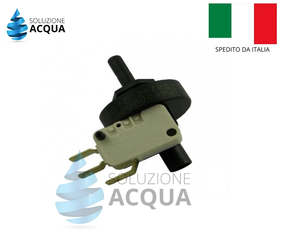 PRESSOSTATO DI MASSIMA ATTACCO 1/4 PER OSMOSI INVERSA, REFRIGERATORE ACQUA