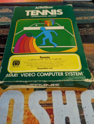 Tennis (Activision 1981) ATARI 2600 VCS (Modul, Box) works 8-bit classic