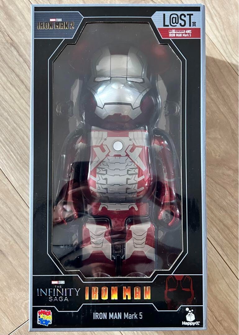 BE@RBRICK 400% IRON MAN Mark 5 lottery only MEDICOM TOY BE@RBRICK 400% IRON MAN Mark 5 lottery only MEDICOM TOY