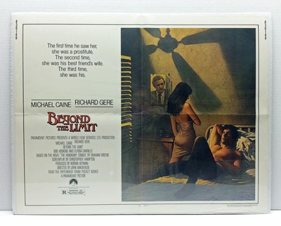 Original Vintage Movie Poster Beyond The Limit 19 Ebay