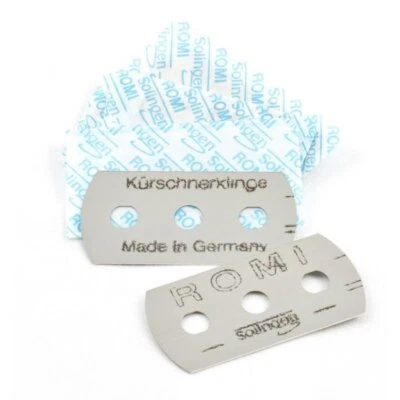 Romi 3-Loch Industrie-Klingen mit Rundkopf - Stärke 0,15 mm