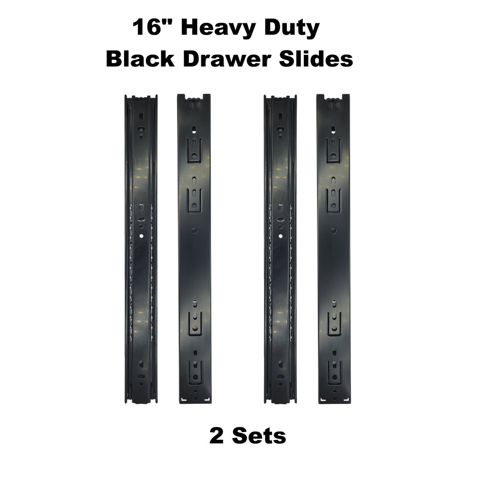 - Steel 500lb Load - 3/4 Extension {2 Pairs}