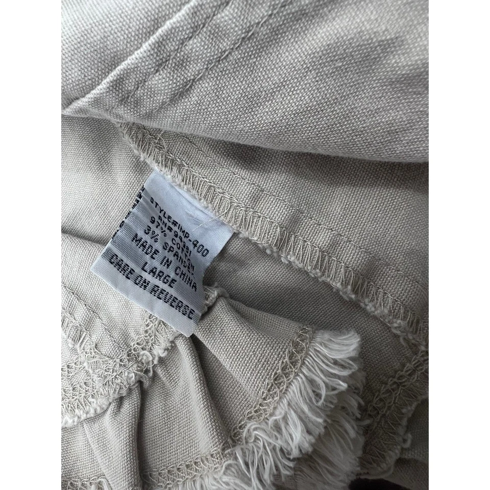 Chaqueta de algodón ligera con botones Cream Twenty One talla grande Foto 3 de 3