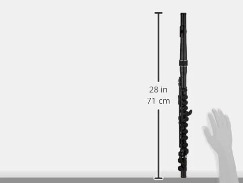 Tubulação de plástico Nuvo instrumento flauta C flauta estudantil 2.0 N230SFBK preto/preto NOVO - Imagem 2 de 2